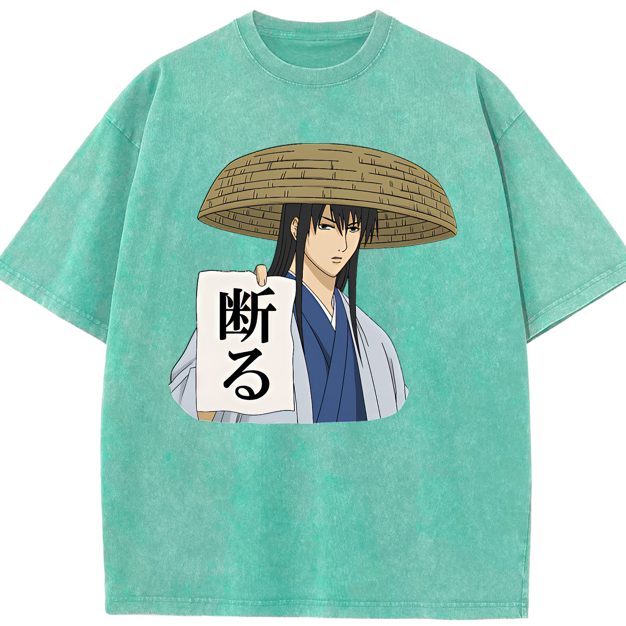 （画像用） ぎんたま 坂田銀時（さかたぎんとき） 神楽 志村新八（しむら しんぱち） GINTAMA Sakata Gintoki Kagura Shimura Shinpachi 綿100% ヴィンテージ風 半袖Tシャツ（フロントプリント）